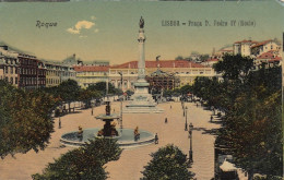 Lisboa, Praca D.Pedro IV (Rocio) Glum 1910? #E9595 - Altri & Non Classificati