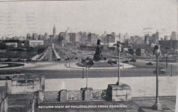 Philadelphia From Parkway Gl1933 #E8675 - Andere & Zonder Classificatie