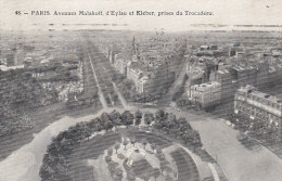 Paris, Avenues Malakoff, D'Eylau Et Kléber, Prises Du Tracodero Gl1913 #E9171 - Other & Unclassified