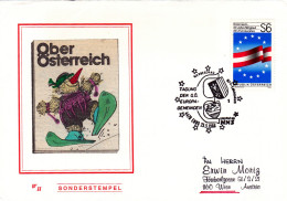 AUSTRIA POSTAL HISTORY / TAGUNG DER O.O EUROPA-GEMEIDEN, 23.5.1986 - Briefe U. Dokumente