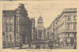 Bruxelles, La Rue De La Regence Feldpgl1915 #E9275 - Autres & Non Classés