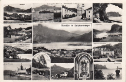 Mondsee Im Salzkammergut, Oberösterreich, Mehrbildkarte Gl1958 #E8955 - Otros & Sin Clasificación