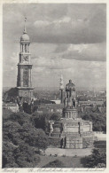 Hamburg, St.Michaelskirche Und Bismarckdenkmal Ngl #F0128 - Altri & Non Classificati