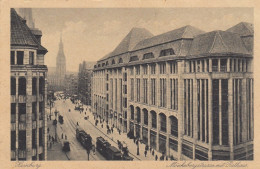 Hamburg, Mönkebergstrasse Mit Rathaus Ngl #E9613 - Autres & Non Classés