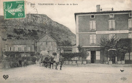 Tournemire * Avenue De La Gare * Hôtel De La Gare ALRIC * Attelage * Hôtel Et Café De La Gare - Autres & Non Classés