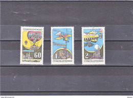 TCHECOSLOVAQUIE 1968 BALLONS, AVIONS  Yvert PA 68-70, Michel 1767-1769 NEUF** MNH Cote 3,70 Euros - Nuevos