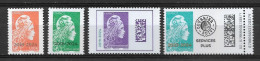 France 2024 - Yv N° 5759 - 5760 - 5761 - 5762 ** Marianne L'Engagée De Yseult Surchargée - Unused Stamps