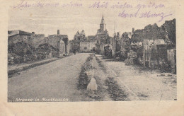 Strasse In Montfoucon Feldpgl1916 #F0442 - Autres & Non Classés