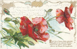 Blumen Mit Spruch, Prägedruck Gl1905 #F1489 - Altri & Non Classificati