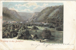 Eingang Ins Bodetal Im Harz Gl1907? #F0371 - Autres & Non Classés