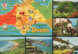 DEVON, MULTIVUE COULEUR   REF 16137 - Autres & Non Classés