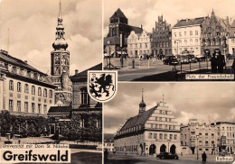 Greifswald Universität Dom Platz Rathaus Gl1959 #169.386 - Autres & Non Classés