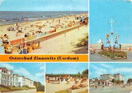 Ostseebad Zinnowitz Strand Ferienheime Sportanlage Glca.1980 #169.402 - Altri & Non Classificati