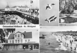 Ostseebad Ahlbeck Seebrücke Park Ferienheim Strand Gl1985 #169.466 - Autres & Non Classés