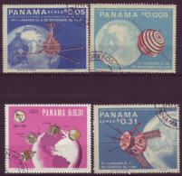 Amérique - Panama - Space - 4 Timbres Différents - 7286 - Panamá