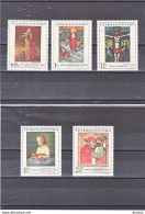 TCHECOSLOVAQUIE 1969 PEINTURES Yvert 1756-1760, Michel 1910-1914 NEUF** MNH Cote Yv 11 Euros - Ongebruikt