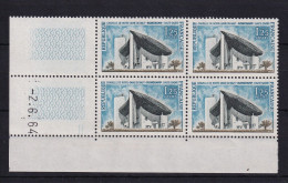 D 789 / LOT  N° 1394A BLOC DE 4 COIN DATE NEUF** COTE 5€ - Sammlungen