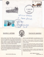 GB Engeland 1975  Railmail Talyllyn FDC Aberystwyth 13-08-1975 - Trains