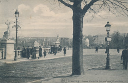 BRUXELLES.    AVENUE DE MOT,VUE VERS L'EXPOSITION      ZIE AFBEELDINGEN - Avenues, Boulevards