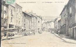 48 - LANGOGNE - Rue De La Mairie - Langogne