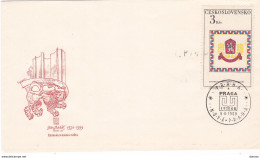 TCHECOSLOVAQUIE 1968 FDC Étendard Du Président Yvert 1646 - FDC