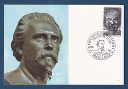 France - FDC - Premier Jour - Carte Maximum - Frederic Mistral - 1980 - 1980-1989