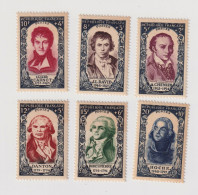 SERIE**.  CELEBRITES DU XVIII° - Unused Stamps