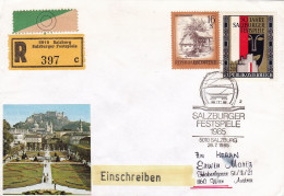 AUSTRIA POSTAL HISTORY / SALZBURGER FESTSPIELE, 26.07.1985 - Briefe U. Dokumente