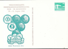 DDR PP 18, Ungebraucht, Radebeul, Briefmarkenausstellung DDR-Rumänien 1986 - Private Postcards - Mint