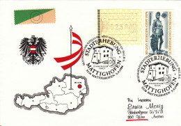 AUSTRIA POSTAL HISTORY / ZINNGIESSER HAUS, 05.09.1986 - Briefe U. Dokumente