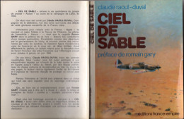 RECIT DE GUERRE-CIEL DE SABLE De Claude Raoul Duval-frais D'envoi Pour La F 7.30 - Altri & Non Classificati