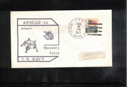 USA 1971 Space / Weltraum - Apollo 14 - US Navy Recovery Force Atlantic USS SPIEGEL Interesting Cover - USA