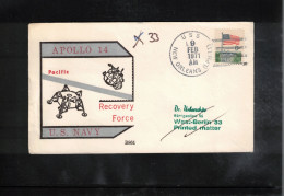 USA 1971 Space / Weltraum - Apollo 14 - US Navy Recovery Force Pacific USS New Orleans Interesting Cover - United States