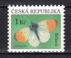 CZECH REPUBLIC-2021-BUTTERFLY-MNH. - Unused Stamps