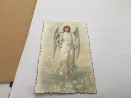 Image Pieuse  Image Religieuse 1900 Couleur Souvenir De Ma Communion Paroisse Saint-Louis Hyeres - Andachtsbilder