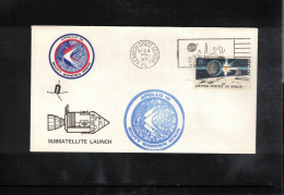 USA 1971 Space / Weltraum - Apollo 15 - Subsatellite Launch Interesting Cover - Estados Unidos