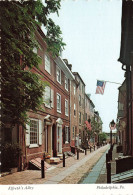 ETATS-UNIS - Northside Of Alley - Looking East - Elfreth's Alley - Philadelphia Pa - Animé - Carte Postale - Philadelphia