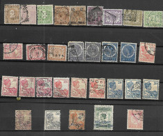 INDE NEERLANDAISES -30 TRES BEAUX TIMBRES OBLITERES -PAS EMINCES-DEPUIS 1883 - Niederländisch-Indien