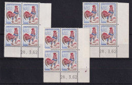 D 789 / LOT  N° 1331 COQ DE DECARIS 1ER TIRAGE COIN DATE DU 28/03/62 NEUF** - Verzamelingen