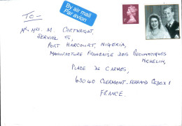 GB AFFRANCHISSEMENT COMPOSE SUR LETTRE DE BELFAST POUR LA FRANCE 1997 - Cartas & Documentos