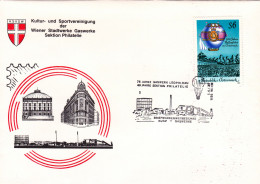 AUSTRIA POSTAL HISTORY / WIENER STADTWERKE GASWERKE, 01.04.1987 - Cartas & Documentos