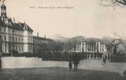 CPA - 05 - Gap - Place Du Lycée - Revue Militaire - Gap