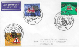 Postzegels > Europa > Duitsland > West-Duitsland > 19701-1979> Brief Met No. 670-672 (17252) - Covers & Documents