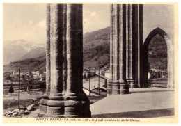 Piazza Brembana - Veduta Dal Colonnato Della Chiesa - Bergamo