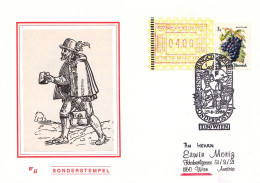 AUSTRIA POSTAL HISTORY / EINFUHRUNG BOTENDIENST, 1150 WIEN, 27.06.1986 - Brieven En Documenten