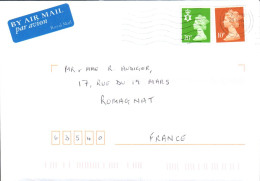 GB AFFRANCHISSEMENT COMPOSE SUR LETTRE DE BELFAST POUR LA FRANCE 1999 - Briefe U. Dokumente