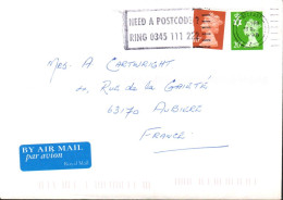 GB AFFRANCHISSEMENT COMPOSE SUR LETTRE DE BELFAST POUR LA FRANCE 1998 - Cartas & Documentos