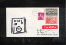 USA 1972 Space / Weltraum - Apollo16 US Navy Recovery Force Atlantic Interesting Cover - Etats-Unis