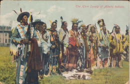 THE HORN SOCIETY OF ALBERTA INDIANS      ZIE AFBEELDINGEN - Indiani Dell'America Del Nord