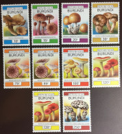 Burundi 1992 Mushrooms Fungi MNH - Paddestoelen